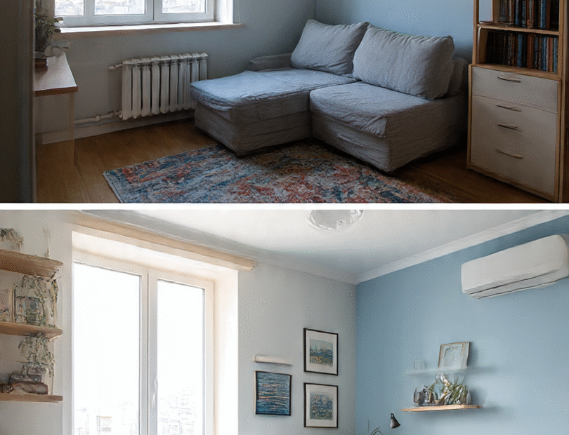 Antes e Depois: Transformação Completa de Um Quarto Pequeno que Você Precisa Conhecer